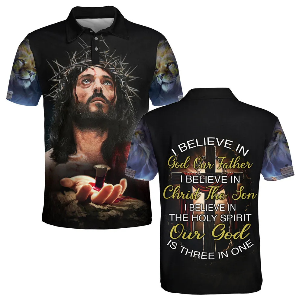 I Believe In God Our Father Polo Shirt - Christian Shirts & Shorts