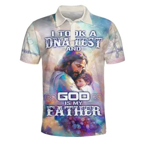 I Took A Dna Test And God Is My Father Jesus Polo Shirt - Christian Shirts & Shorts