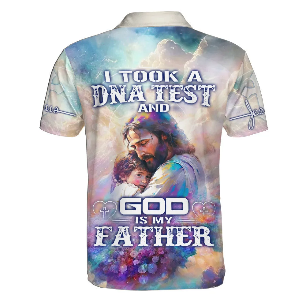 I Took A Dna Test And God Is My Father Jesus Polo Shirt - Christian Shirts & Shorts