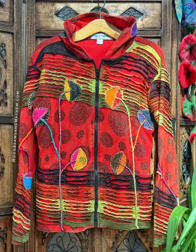 INDIAN RED WOODLAND DREAMS JACKET S / M / XL