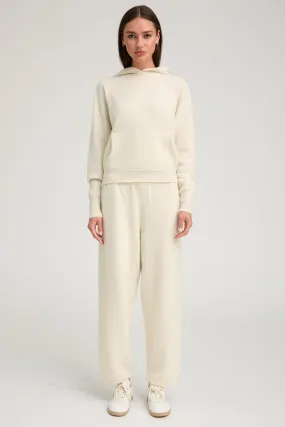 Ivory Cashmere Sweatpants