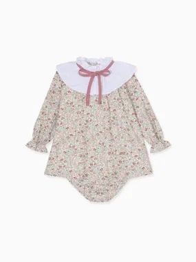 Ivory Floral Odisea Baby Girl Set