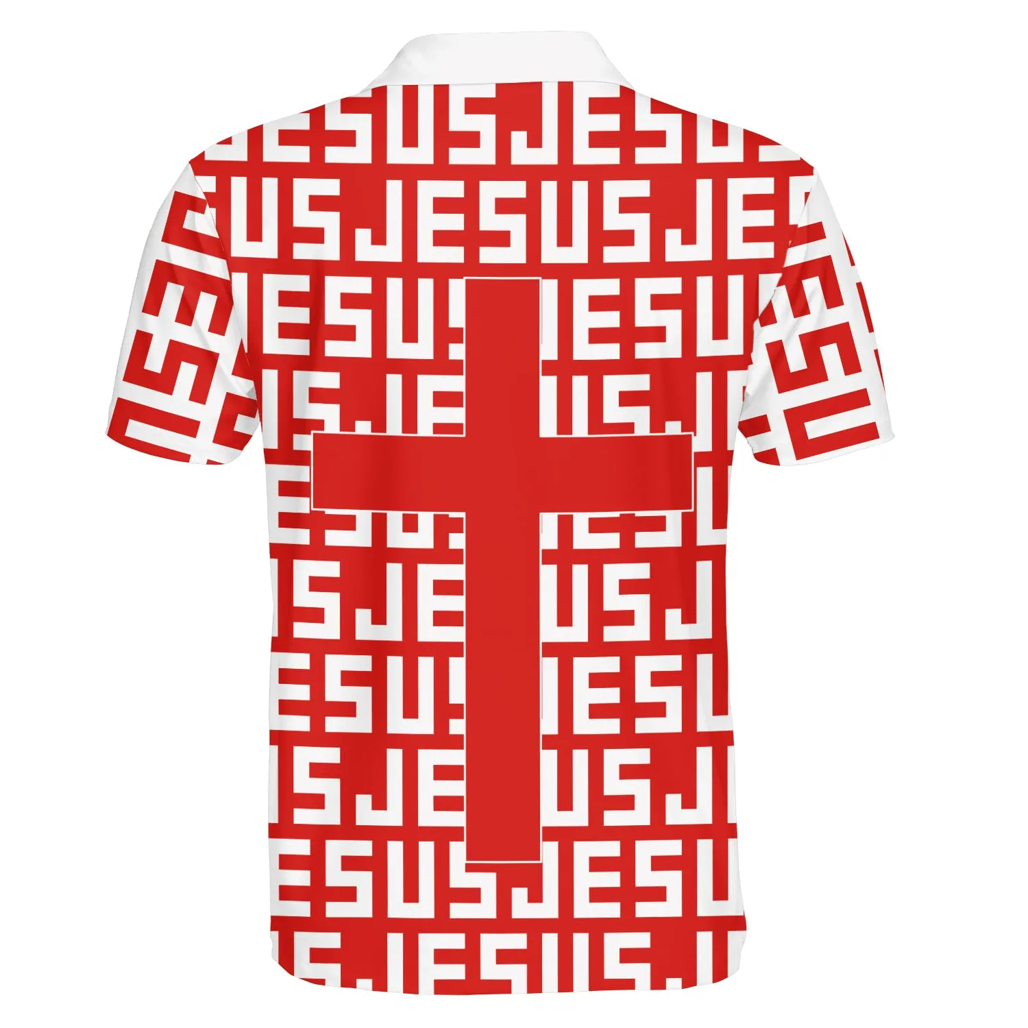 Jesus Cross Polo Shirt - Christian Shirts & Shorts