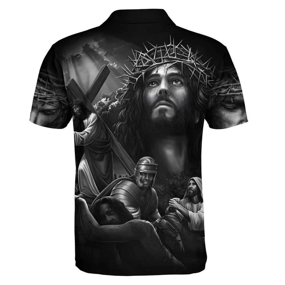 Jesus Warrior Polo Shirt - Christian Shirts & Shorts