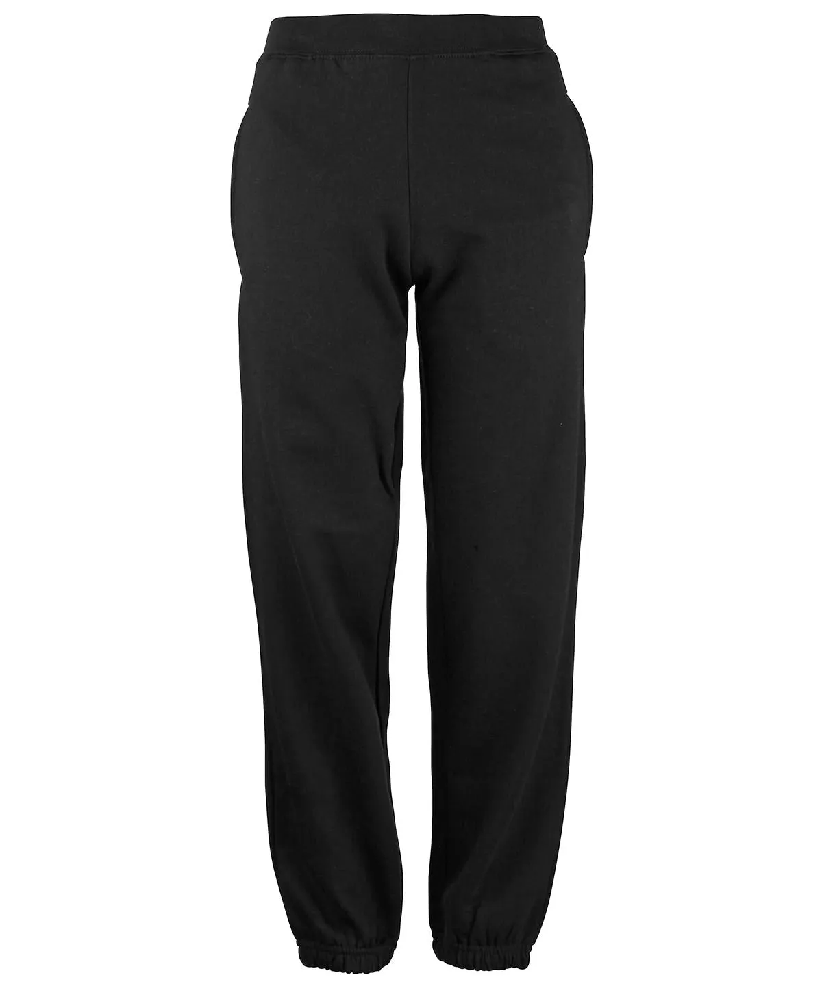 Kids cuffed sweatpants | Jet Black