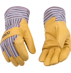 Kinco 1927 Trademarked Otto Lined Ultra Suede Thermal Insulation Lined Grain Pigskin Gloves (One Dozen)