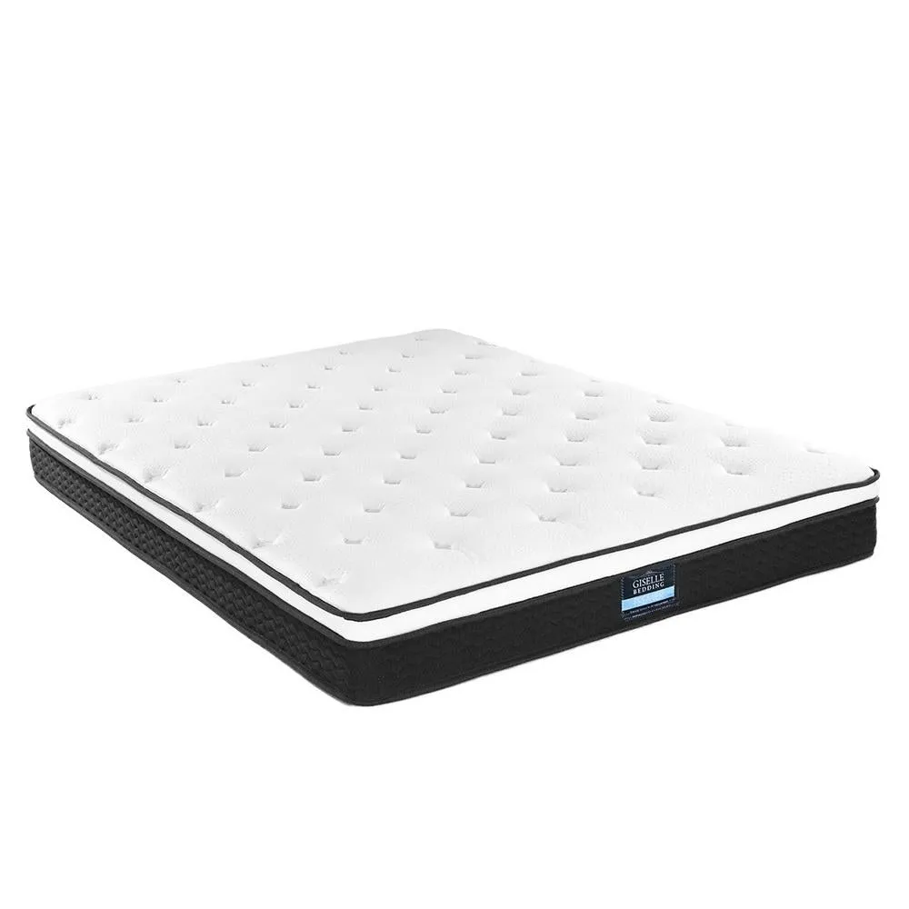 King Package | Henley LED Bed Black & Bonita Euro Top Mattress (Medium Firm)