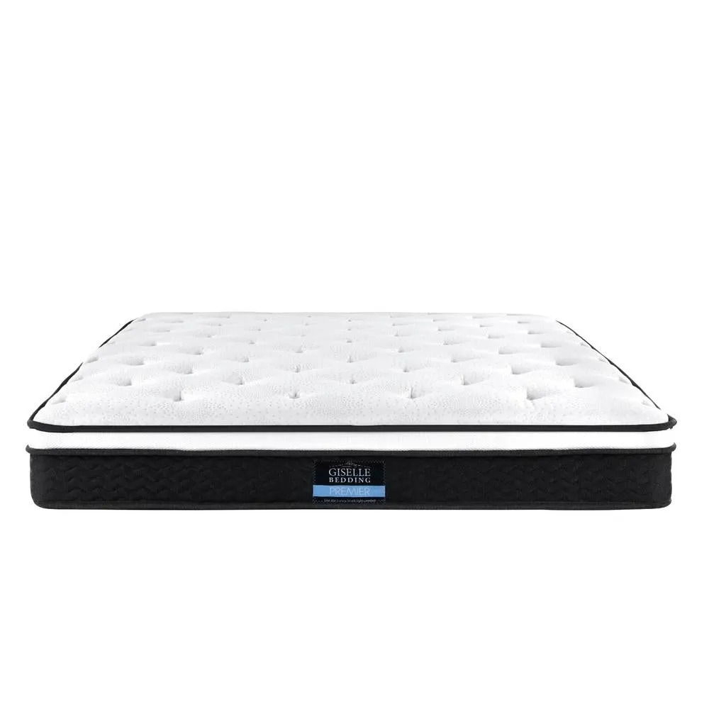 King Package | Henley LED Bed Black & Bonita Euro Top Mattress (Medium Firm)