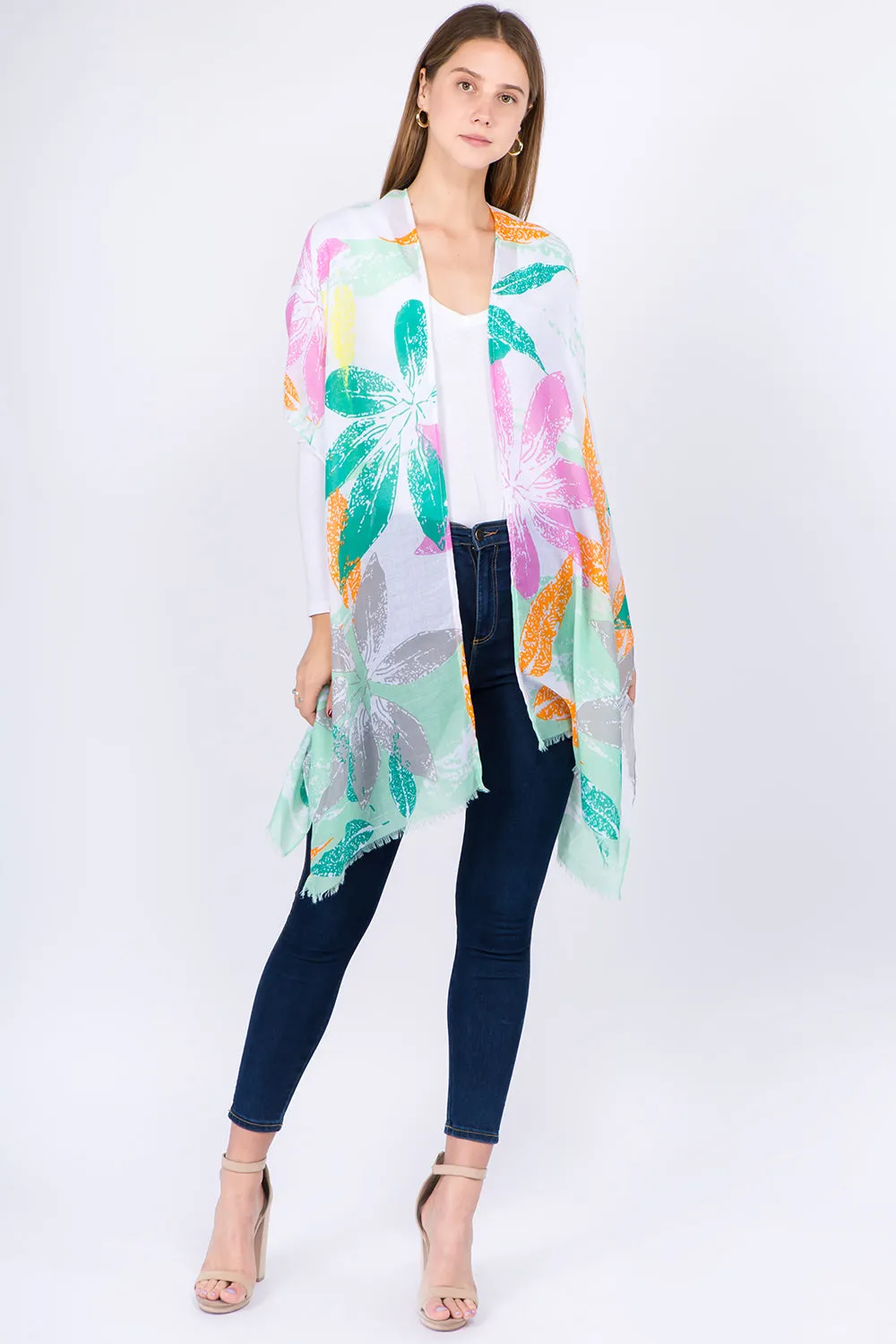 KP-1C22 flower kimono