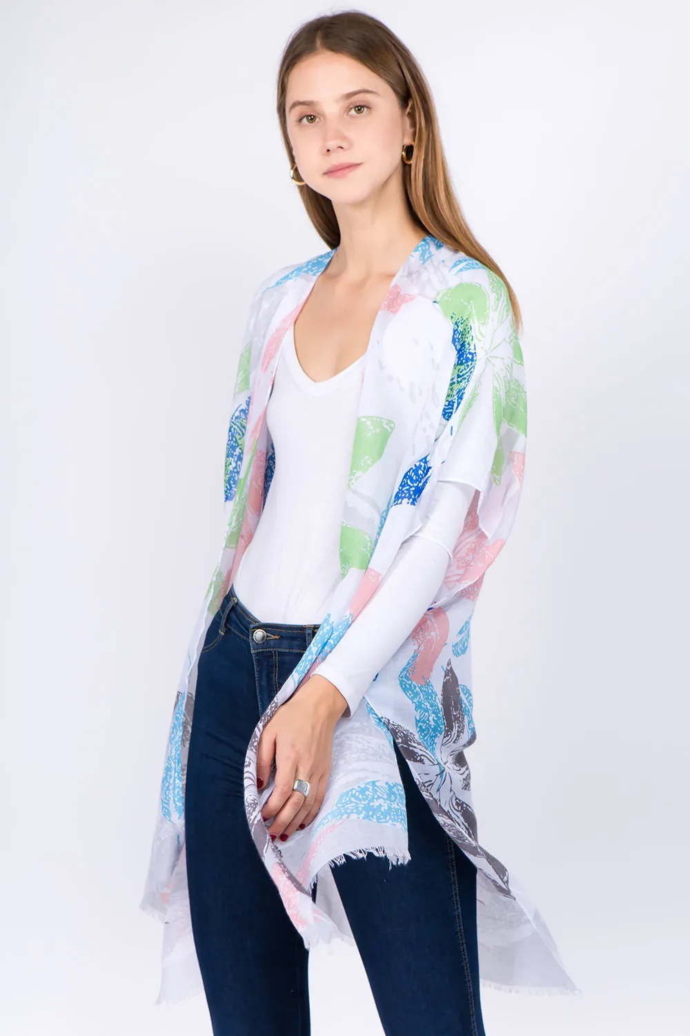 KP-1C22 flower kimono