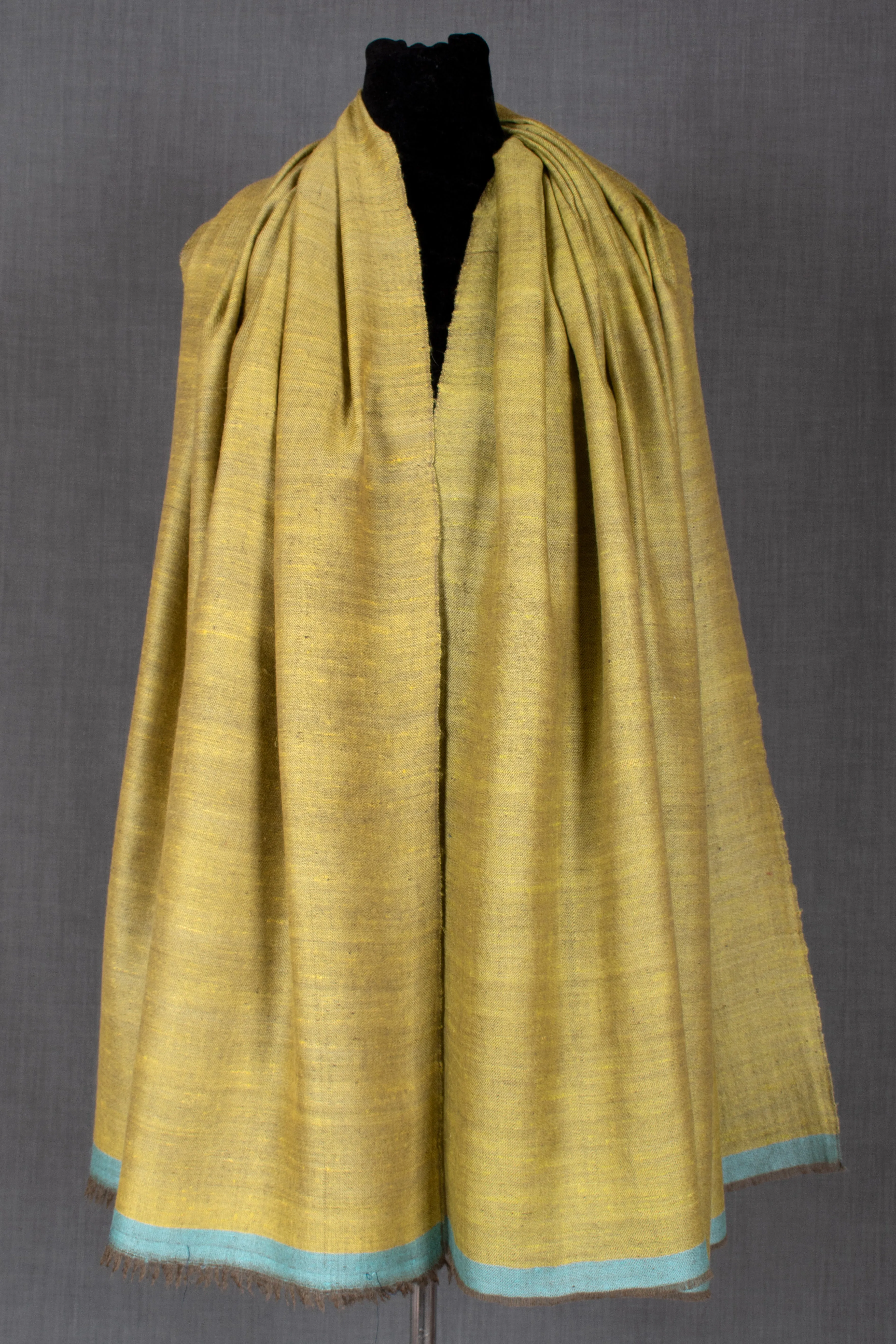 Lemon Yellow Dorukha Pashmina Shawl