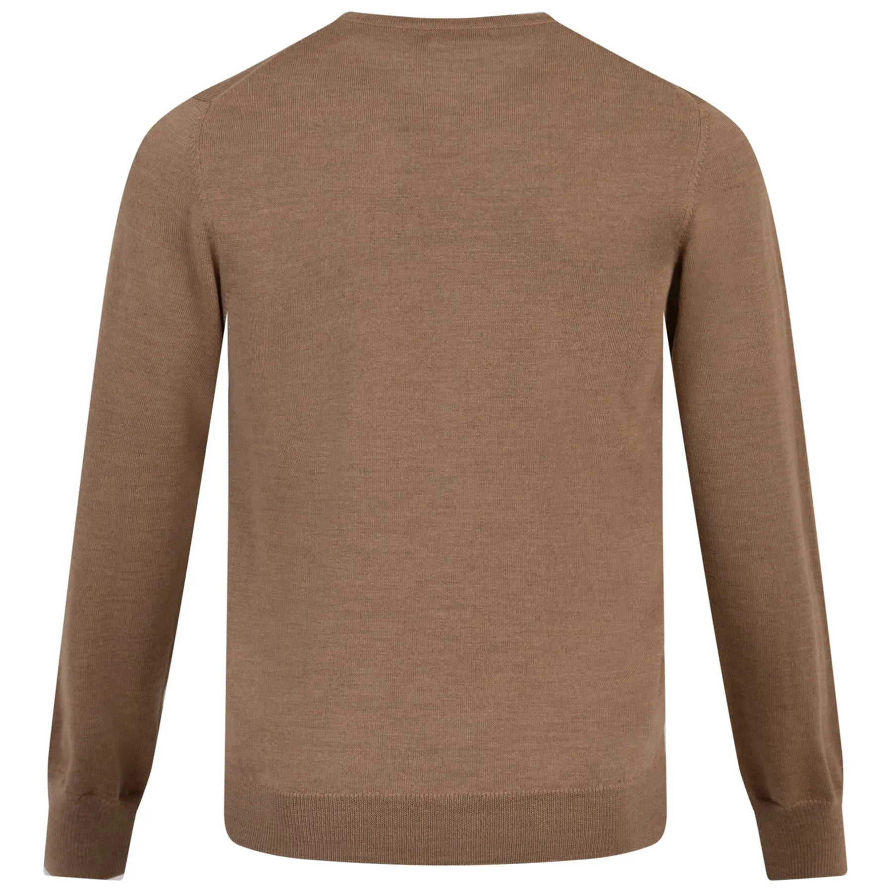 Lyle Merino Crewneck Sweater Chipmunk Melange - AW23