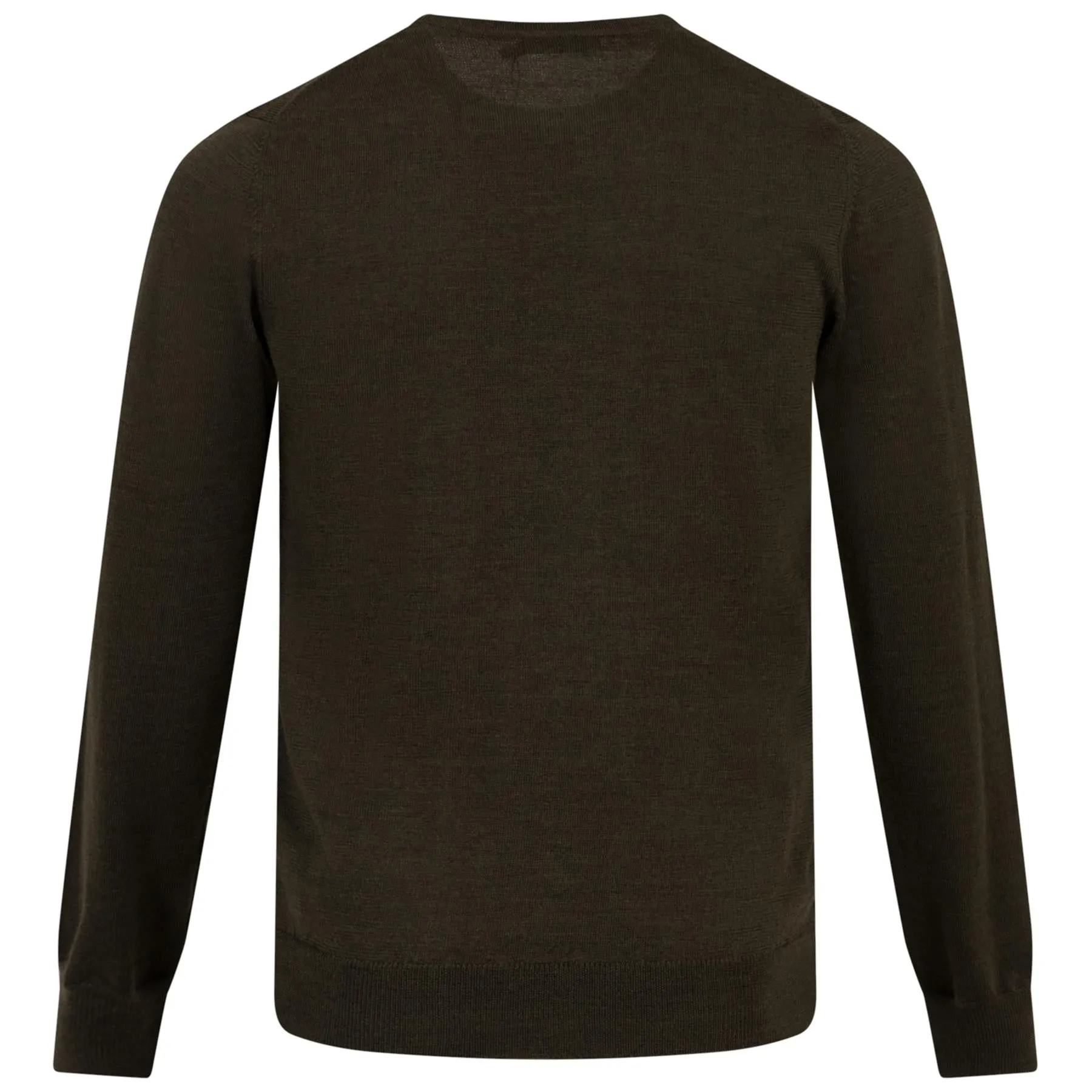 Lyle Merino Crewneck Sweater Forest Green - AW23