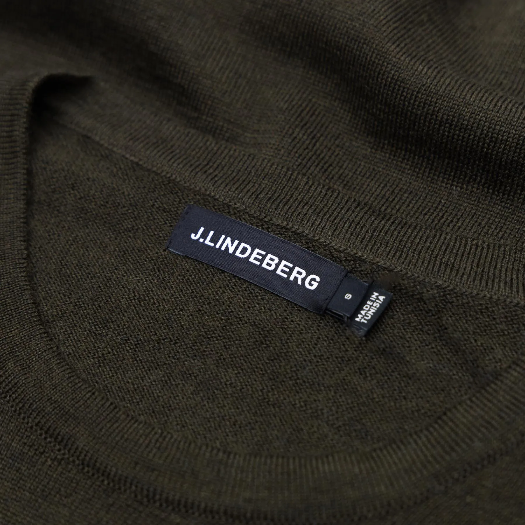 Lyle Merino Crewneck Sweater Forest Green - AW23