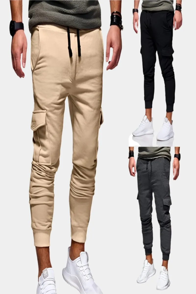 men sport jogger sweatpants