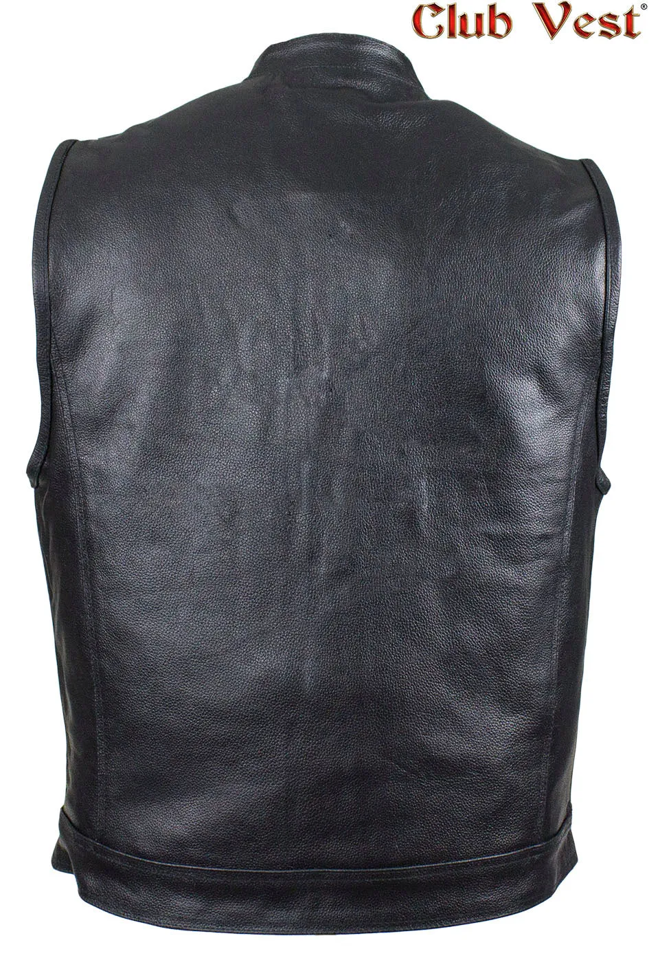 Men's Split Cowhide Gun Pocket Vest by Club Vest®