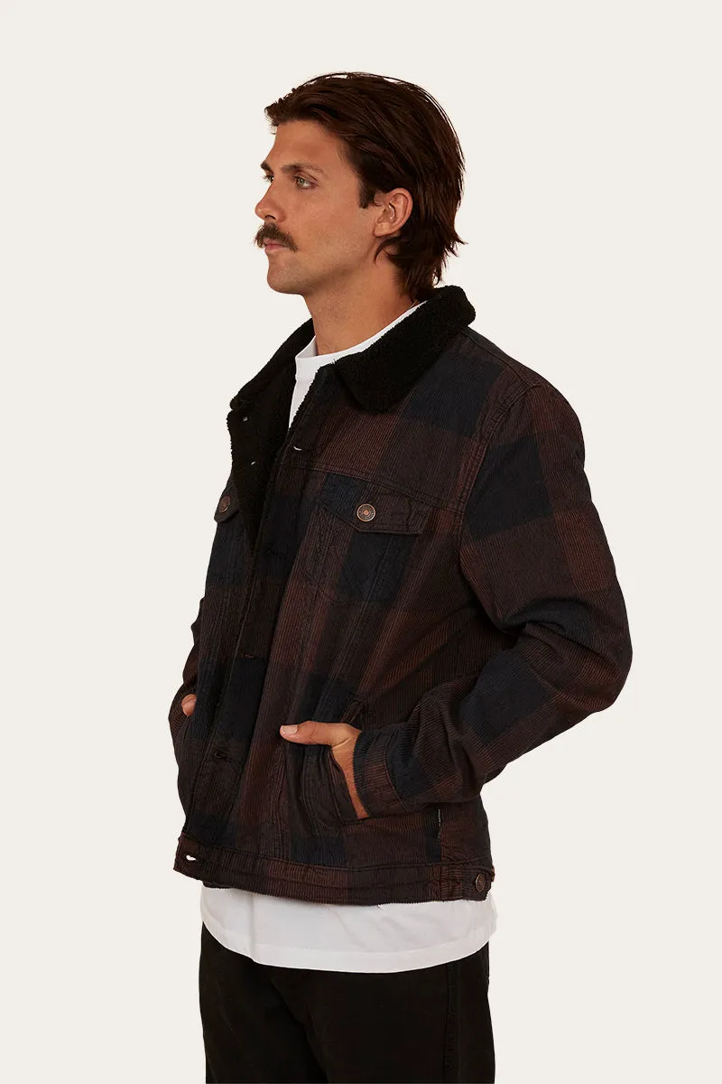 Milawa Mens Corduroy Jacket - Dark Oak