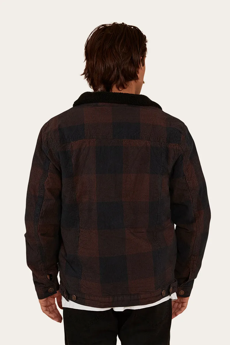 Milawa Mens Corduroy Jacket - Dark Oak