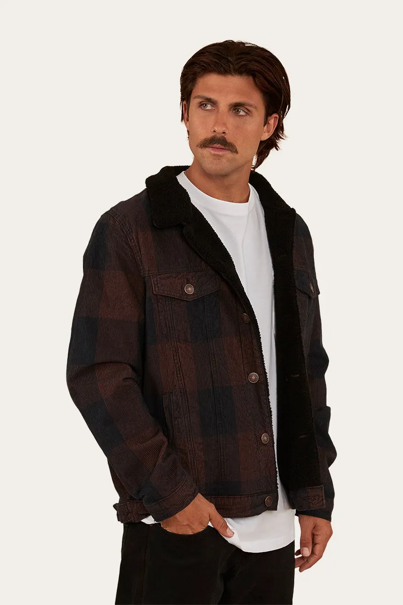 Milawa Mens Corduroy Jacket - Dark Oak