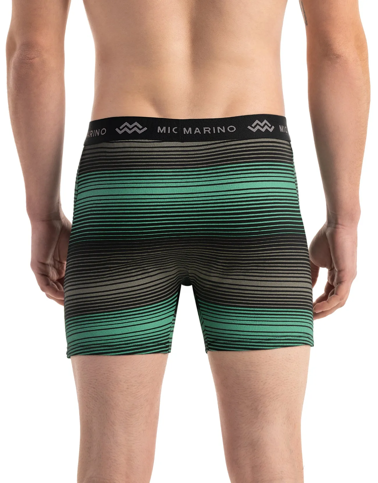 Mio Marino Premium Cotton Men's Boxers, 5-Pack Breathable Moisture Wicking Briefs for Comfort  Skin Fit Bold Colors