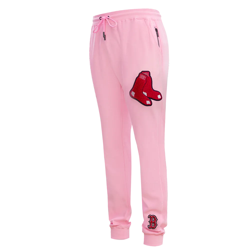 MLB BOSTON RED SOX CLASSIC CHENILLE MEN'S JOGGER (PINK)