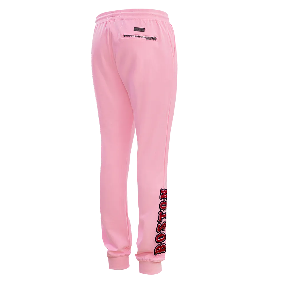 MLB BOSTON RED SOX CLASSIC CHENILLE MEN'S JOGGER (PINK)