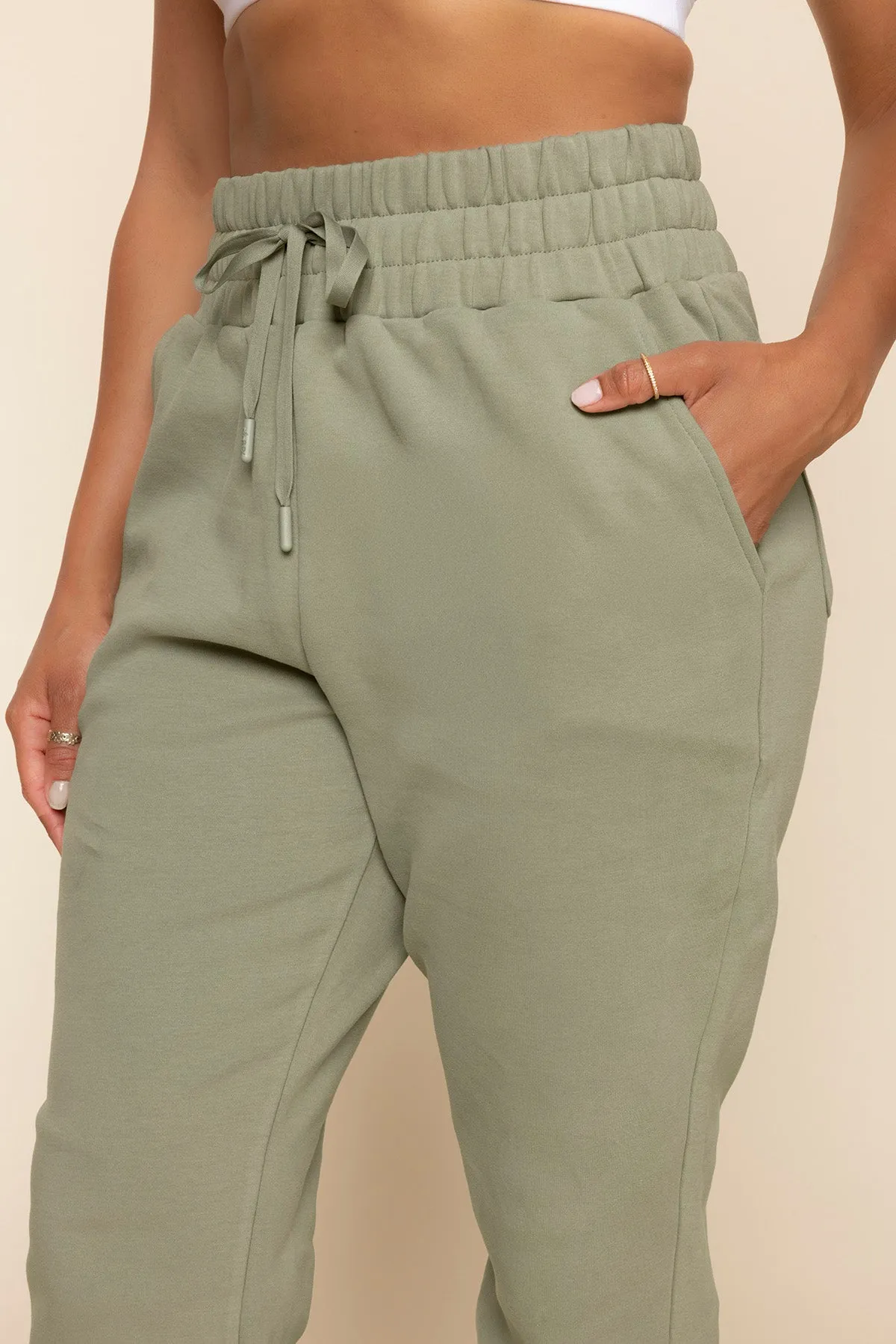 Ooey Gooey Sweatpant - Light Sage