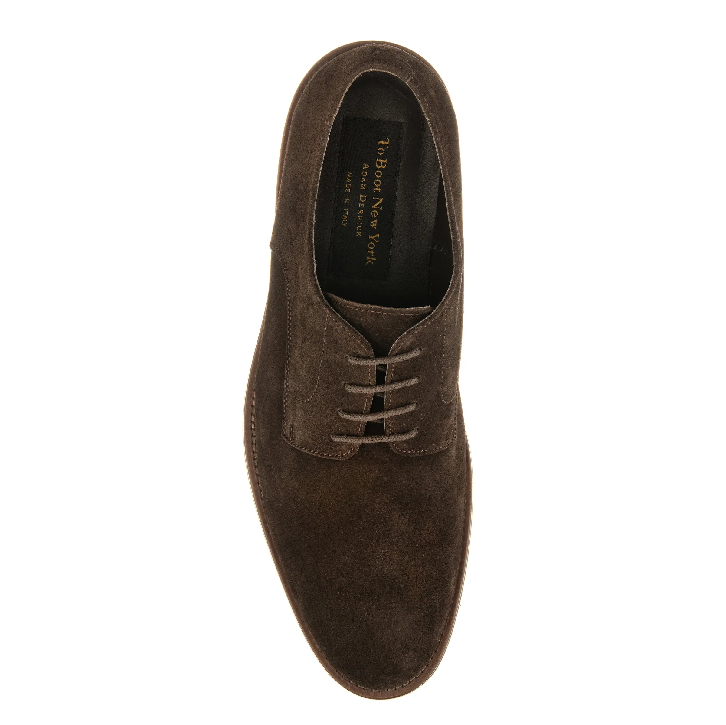 Peterson Dark Brown Suede Derby Lace Up