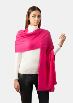 Pure Pashmina Royal Pink   Shawl