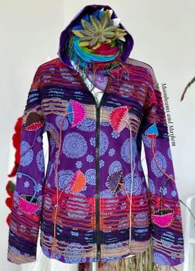 PURPLE WOODLAND DREAMS JACKET S / M / L