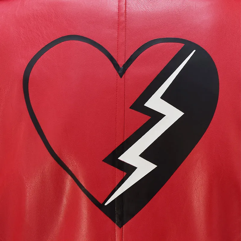 Red Descendants Jacket Outfit Descendants: The Rise of Red Heart Cosplay Costume Suit