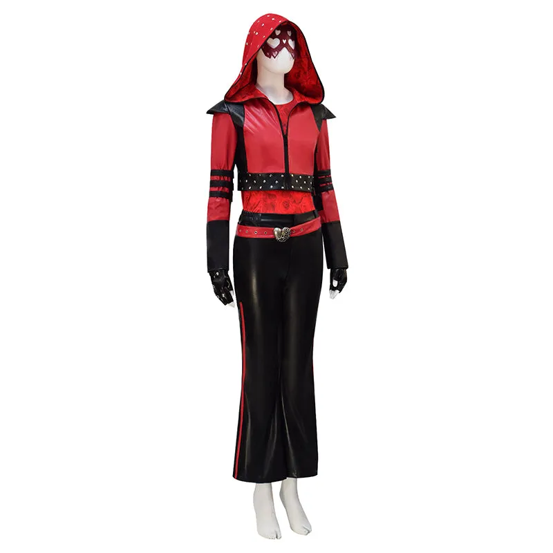 Red Descendants Jacket Outfit Descendants: The Rise of Red Heart Cosplay Costume Suit