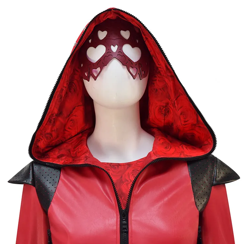 Red Descendants Jacket Outfit Descendants: The Rise of Red Heart Cosplay Costume Suit