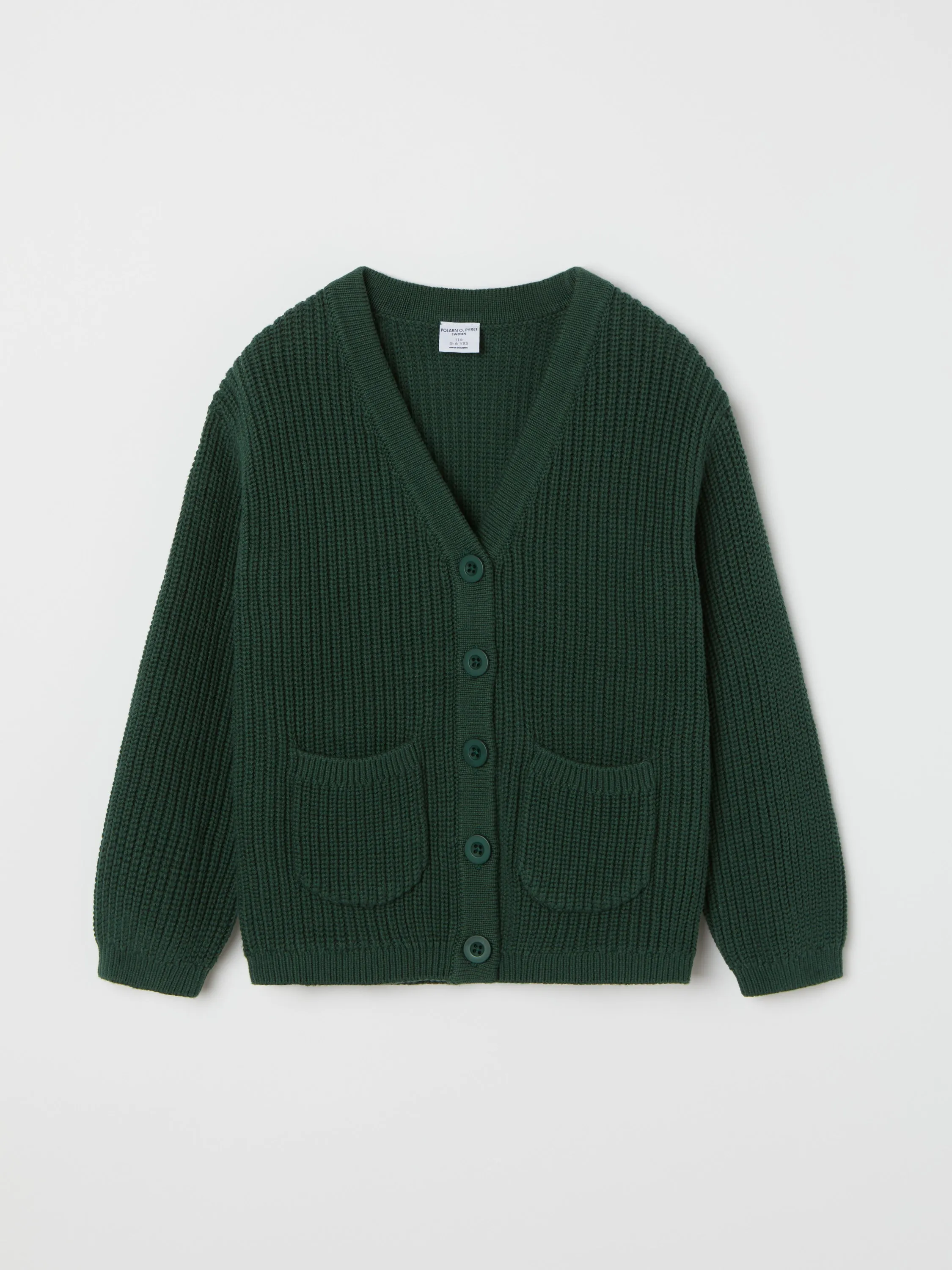 Ribbed Kids Cardigan