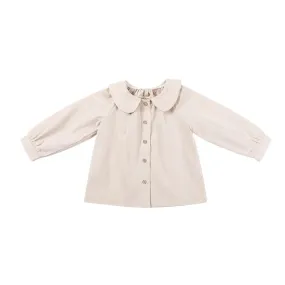 Round Collar Shirt - Buttermilk