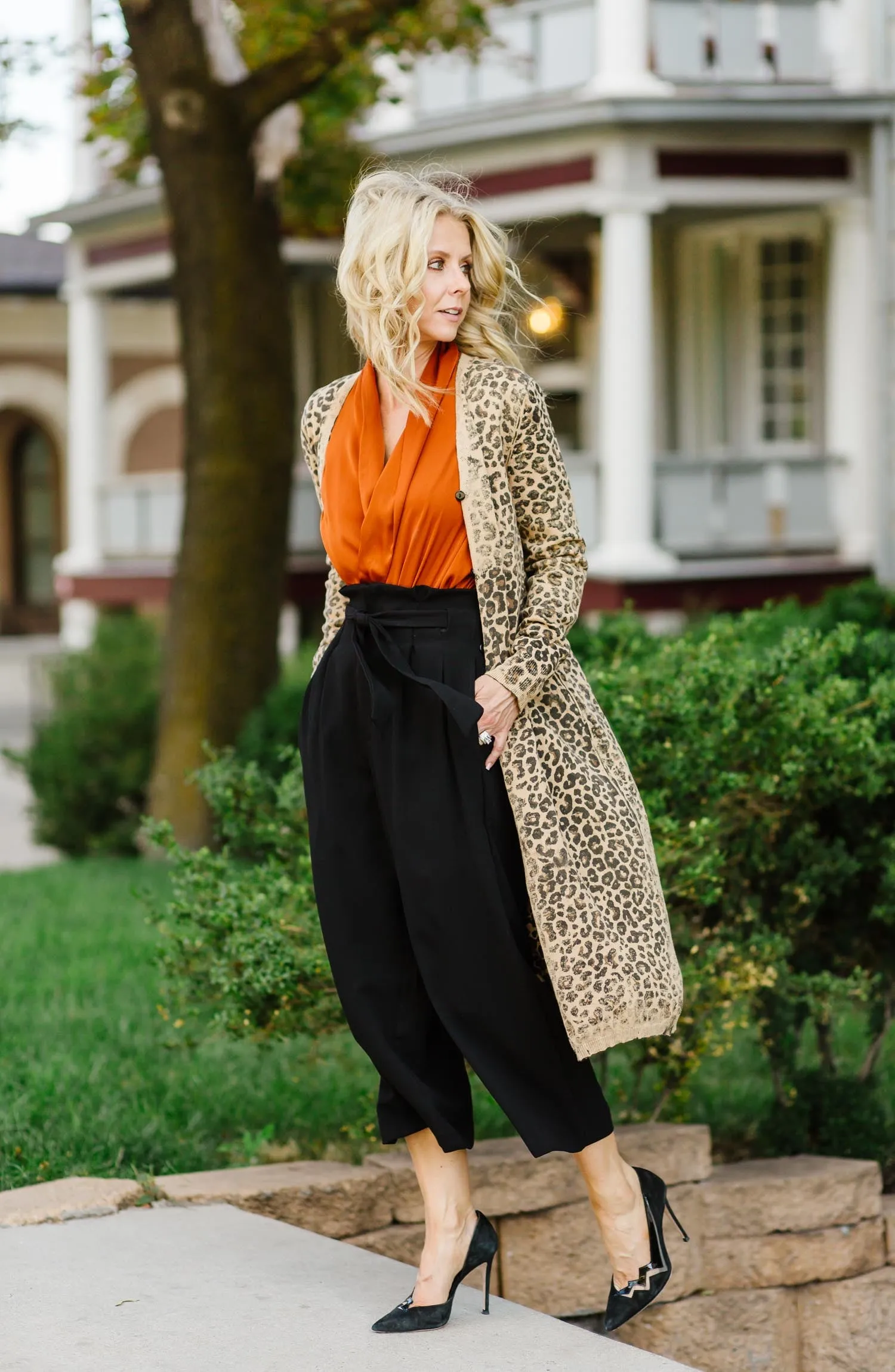 Rue Leopard Cardigan FINAL SALE