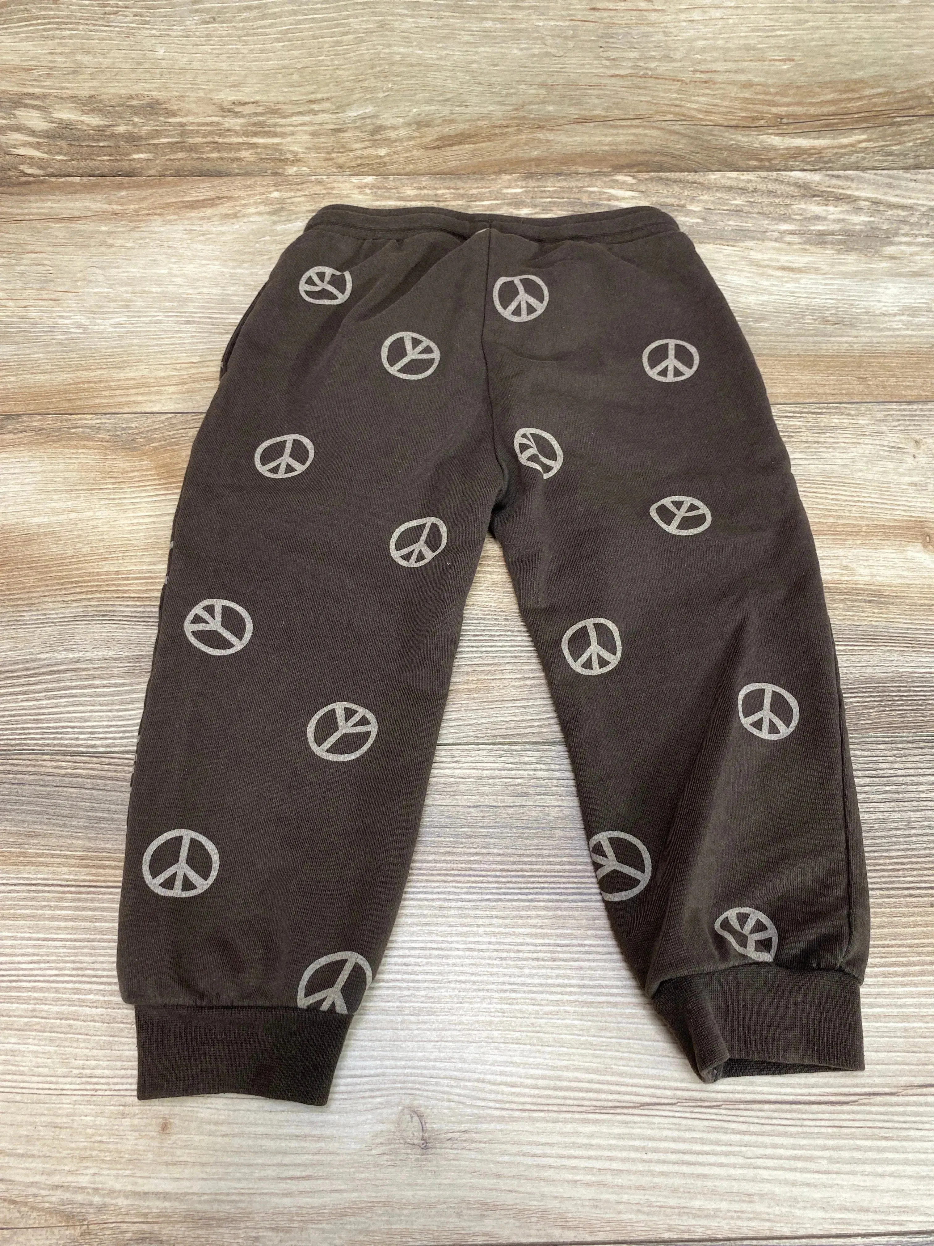 Rylee   Cru Brown Peace Jogger Sweatpants sz 18-24m