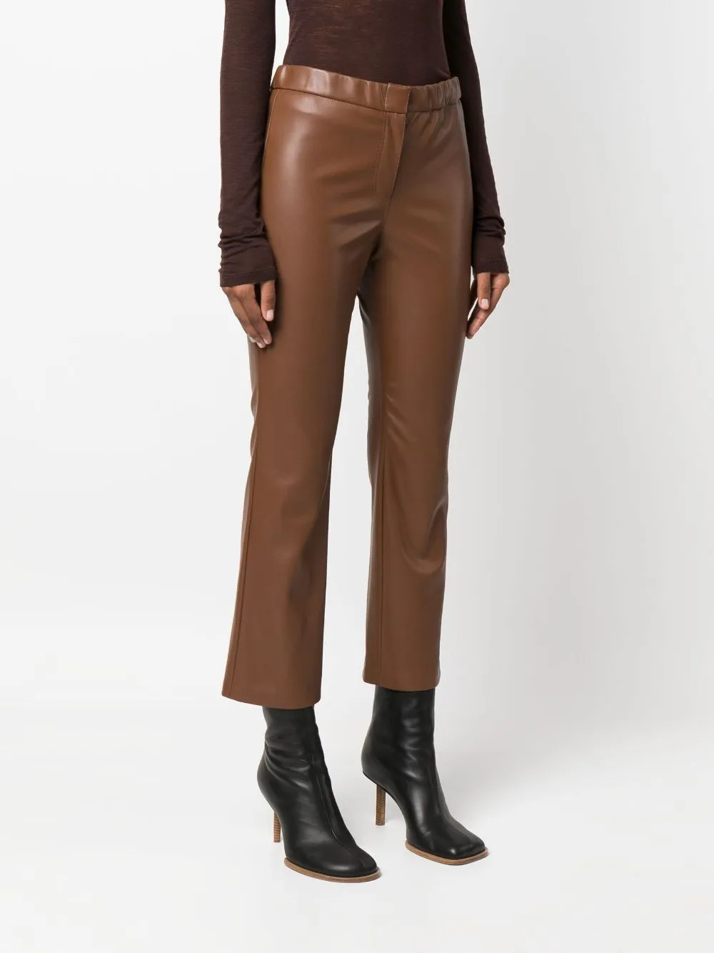 Semicouture Trousers Brown