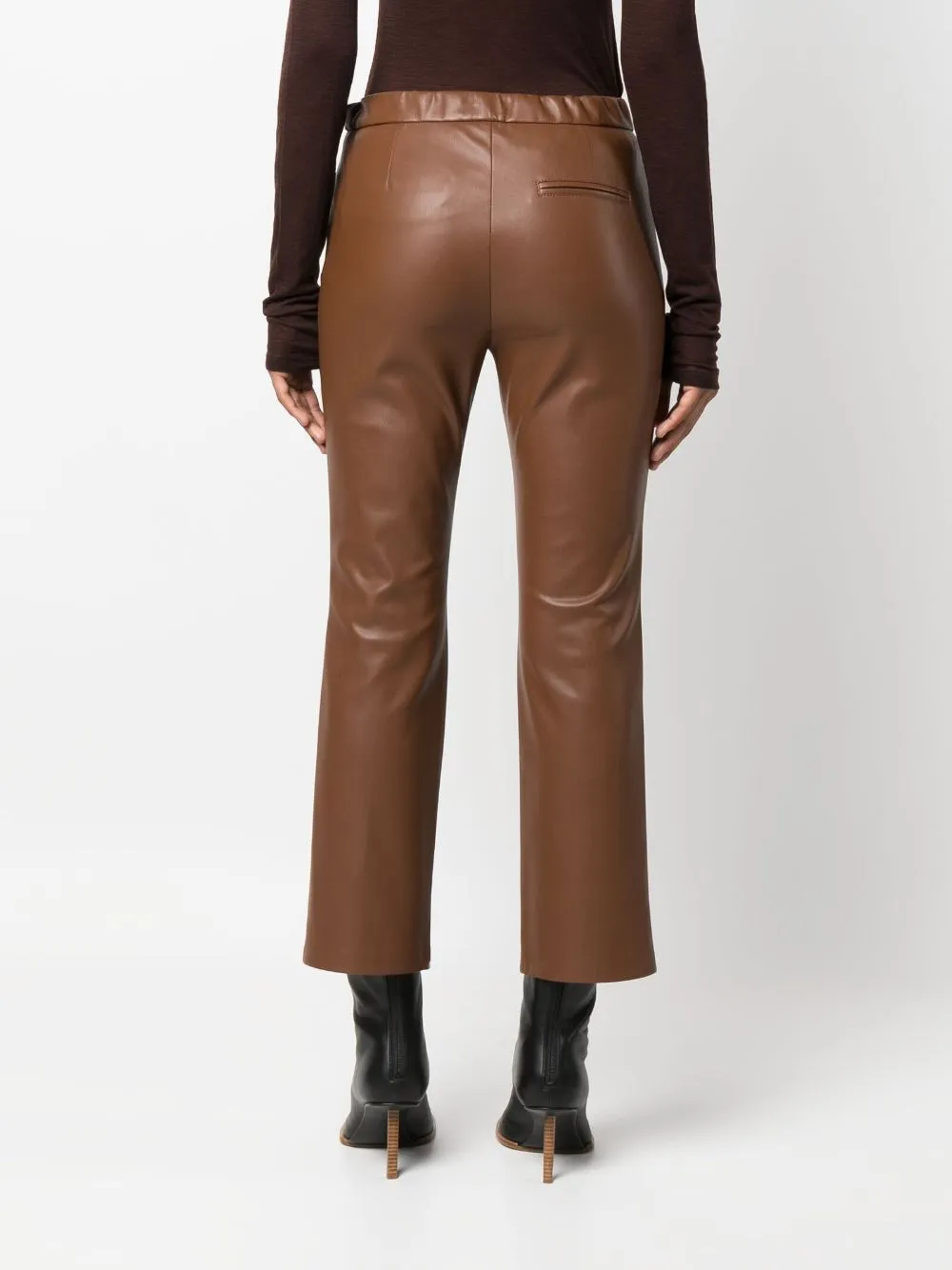 Semicouture Trousers Brown