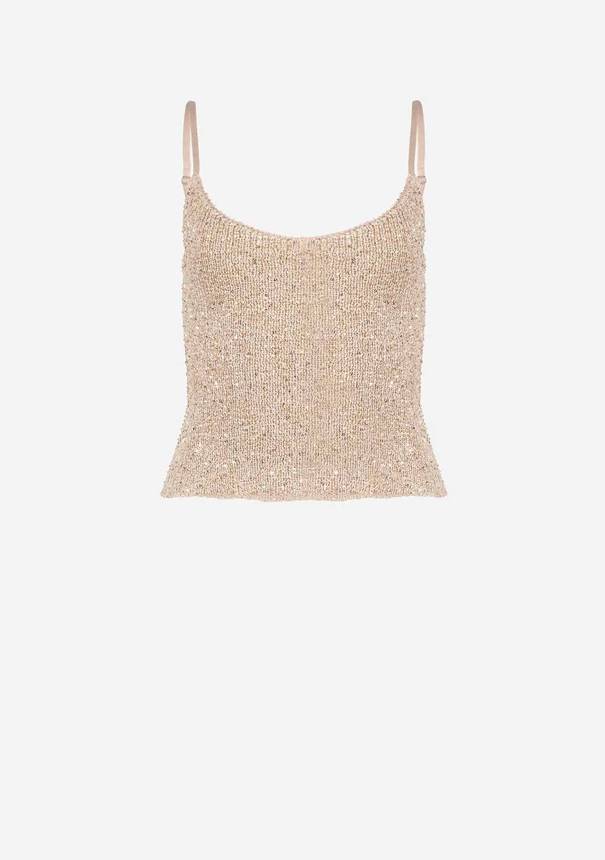 Sequins Knit Cami Top