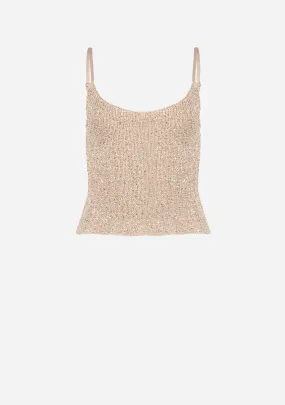 Sequins Knit Cami Top