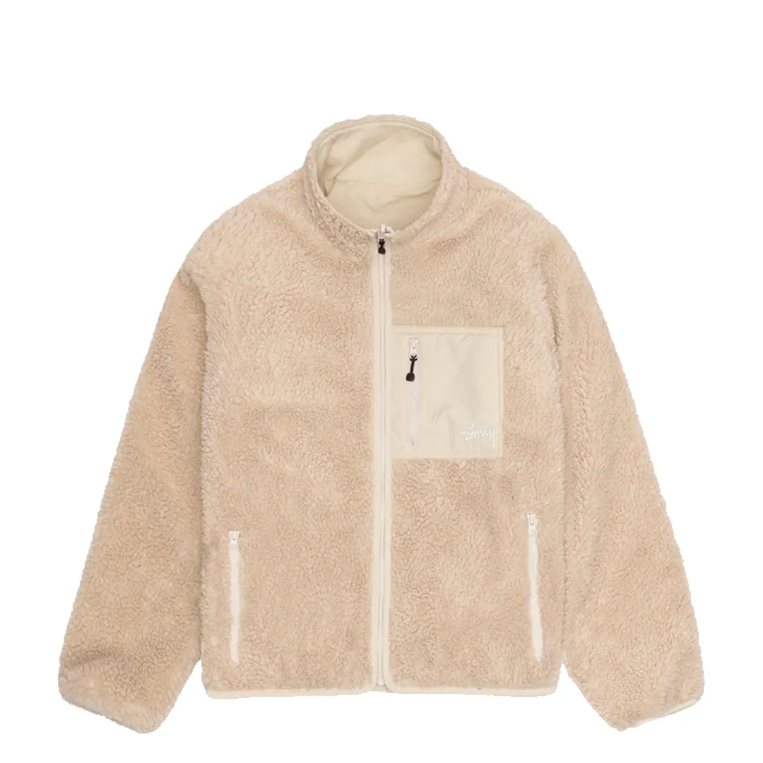 SHERPA REVERSIBLE JACKET NATURAL