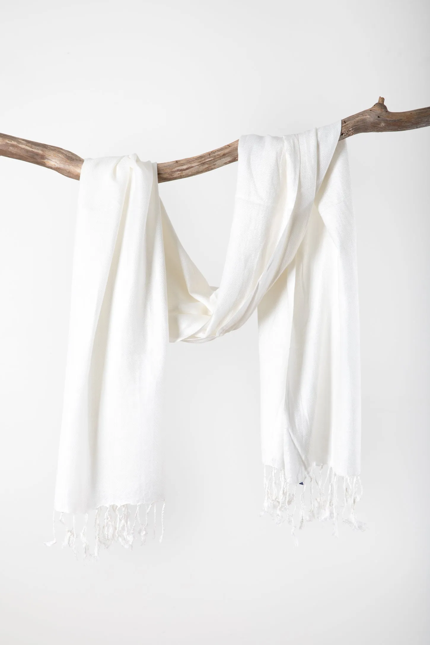 Solid Lightweight Fringe Shawl