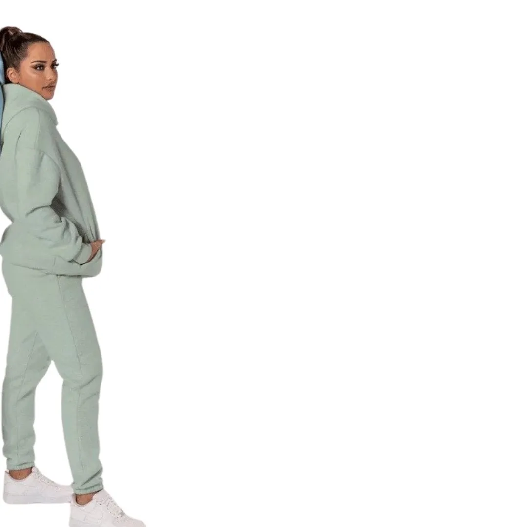 Sooth Mint Green Bamboo Jogger Set