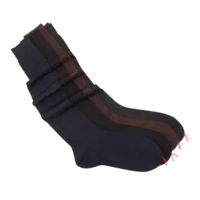 Sovereign Grade Solid Wool-Silk Dress Sock