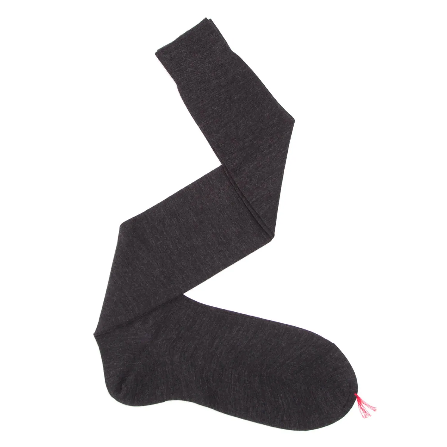 Sovereign Grade Solid Wool-Silk Dress Sock