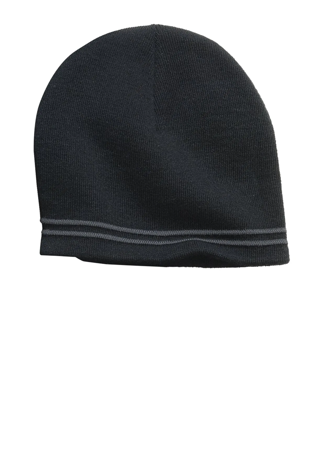 Sport-Tek Spectator Custom Beanies, Black/ Iron Grey