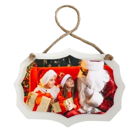 Sublimation Wooden Benelux Ornament 5.75" X 4"