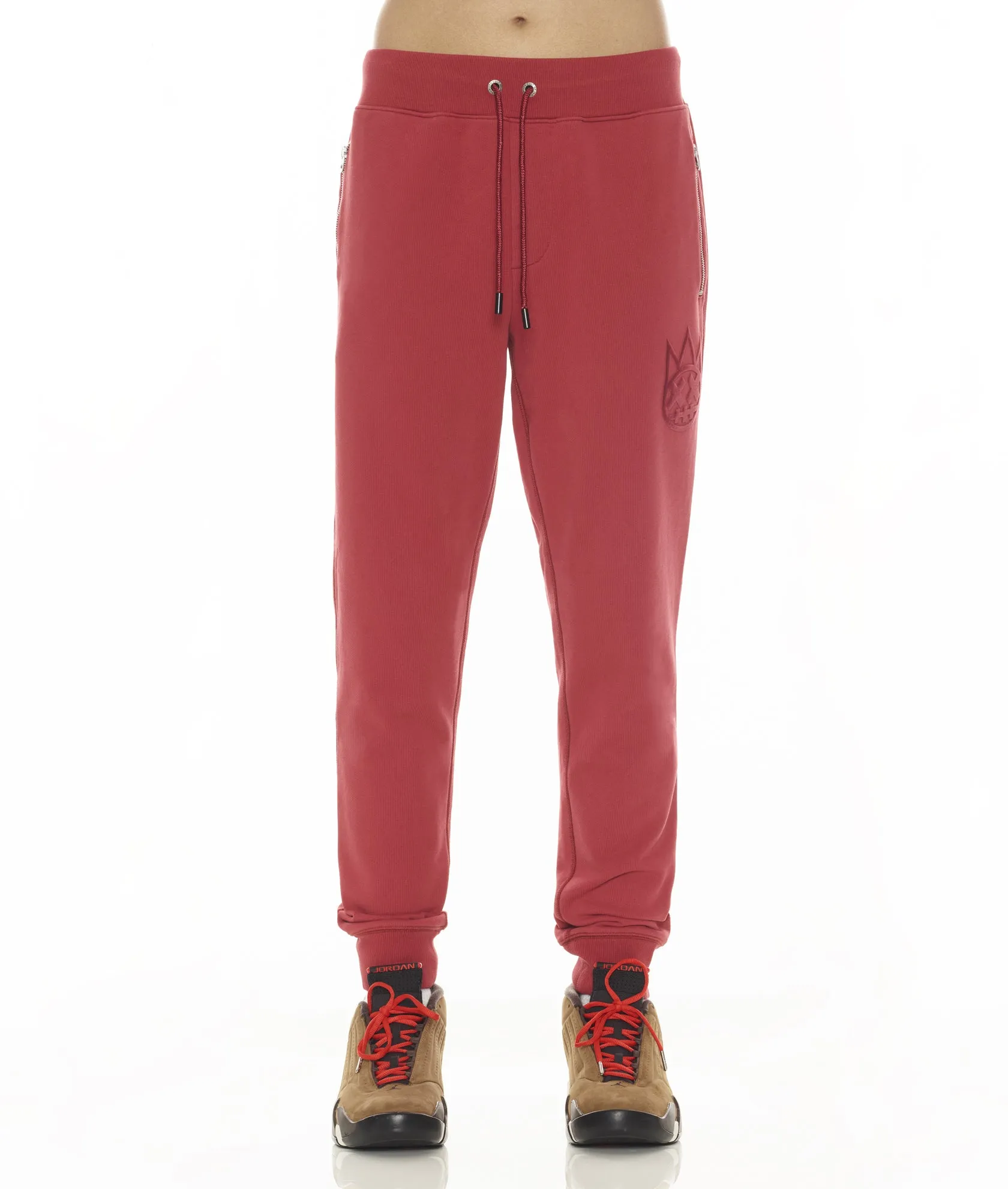 SWEATPANT IN GARNET