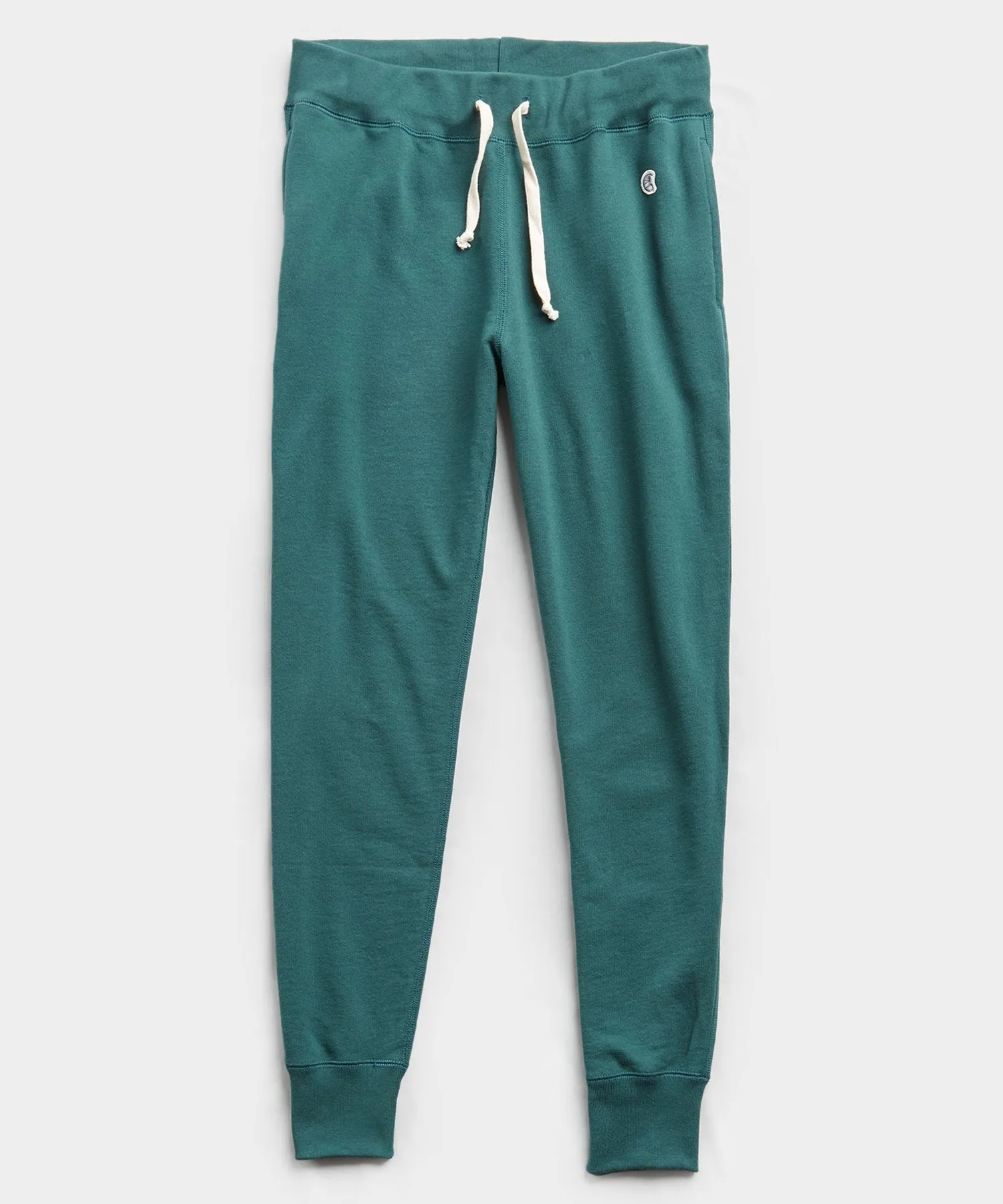 Terry Slim Jogger Sweatpant in Storm Green